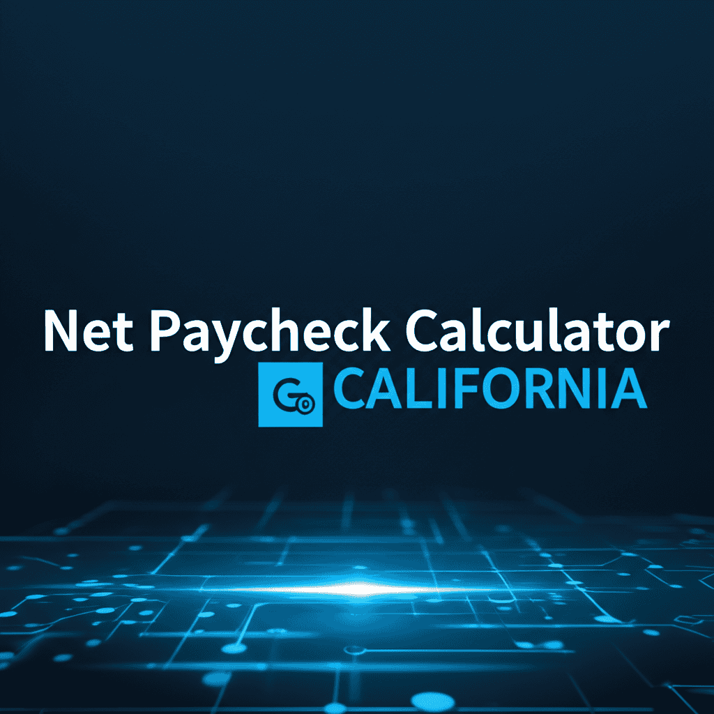 Illustration of Net Paycheck Calculator California